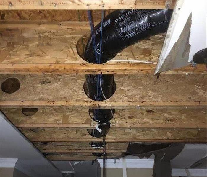 Collapsed ceiling 